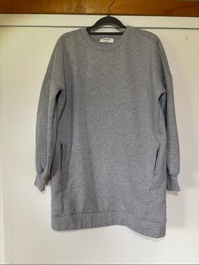 ZANANA Tunic Sweatshirt Grey Small